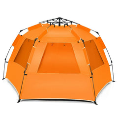3-4 Person Pop-Up Beach Tent UPF 50+ Sun Shelter
