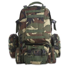 50L Molle Tactical Outdoor Backpack Waterproof Hiking Rucksack