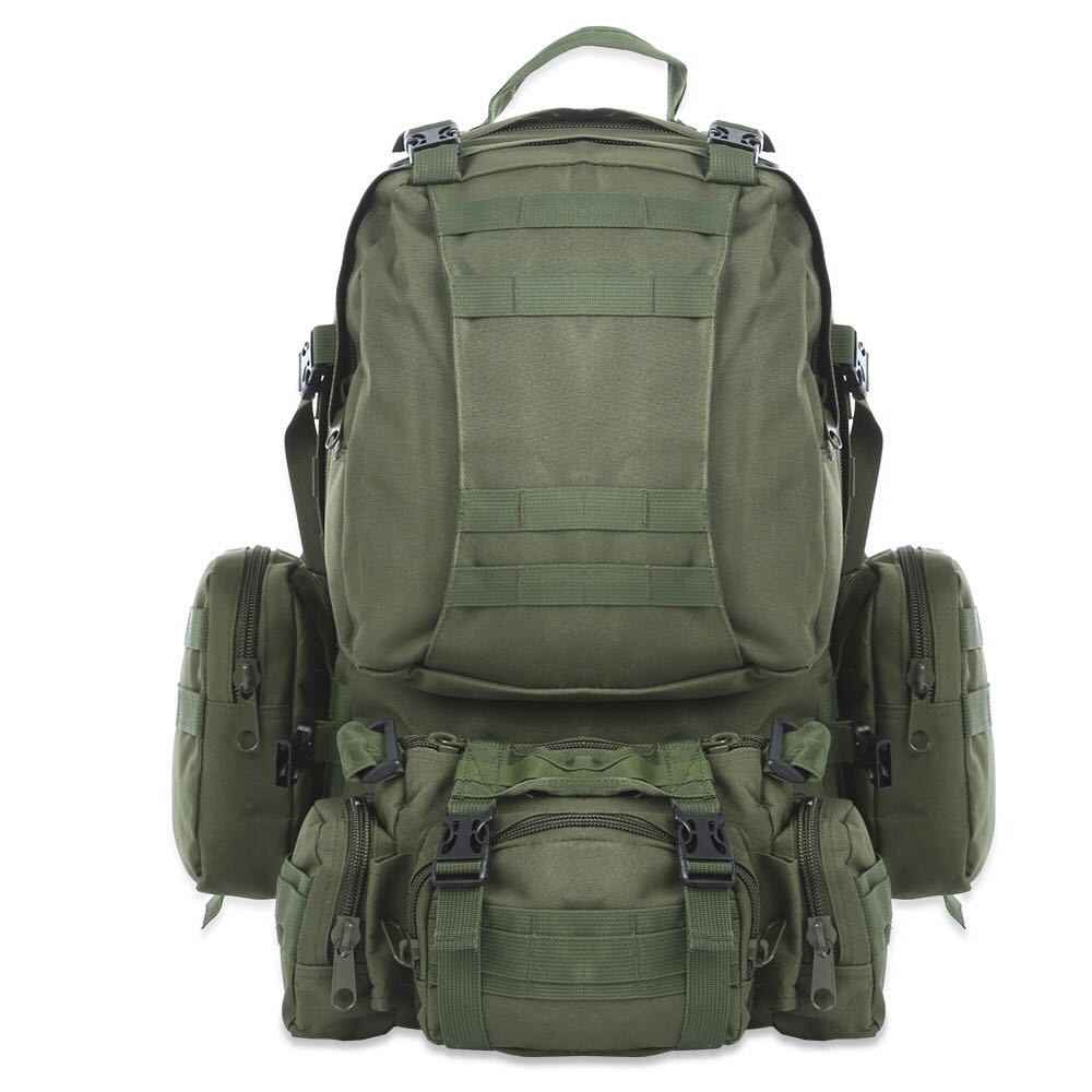 50L Molle Tactical Outdoor Backpack Waterproof Hiking Rucksack