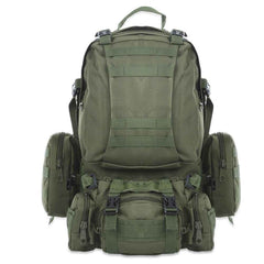 50L Molle Tactical Outdoor Backpack Waterproof Hiking Rucksack