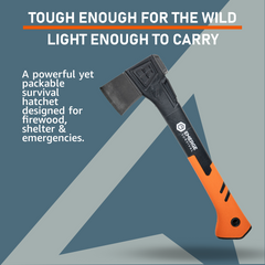 Survival Hatchet Compact Outdoor Tool for Camping Adventures