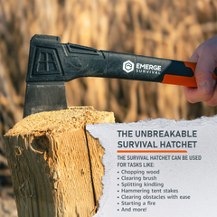 Survival Hatchet Compact Outdoor Tool for Camping Adventures