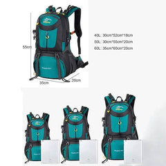 50L Waterproof Hiking Backpack for Outdoor Adventure Travel