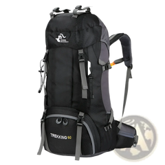 60L Durable Hiking Backpack for Trekking Mountaineering Adventures