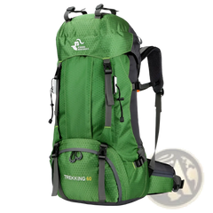 60L Durable Hiking Backpack for Trekking Mountaineering Adventures