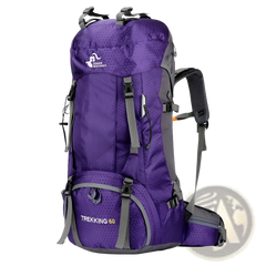 60L Durable Hiking Backpack for Trekking Mountaineering Adventures