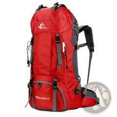 60L Durable Hiking Backpack for Trekking Mountaineering Adventures