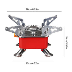 Foldable Windproof Portable Camping Gas Burner Stove Outdoor