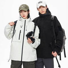 Couples Outdoor Jacket Windproof Lightweight Coat for Men Women