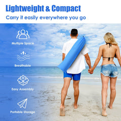 3-4 Person Pop-Up Beach Tent UPF 50+ Sun Shelter