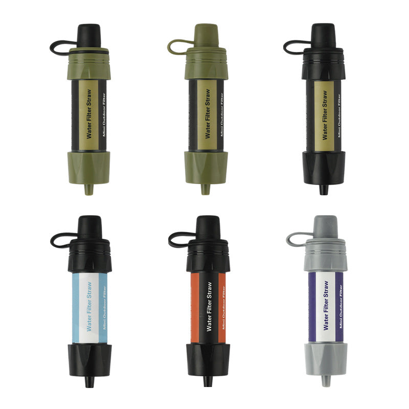 Mini Outdoor Water Filter Straw for Survival Camping Adventures