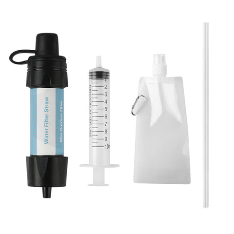 Mini Outdoor Water Filter Straw for Survival Camping Adventures