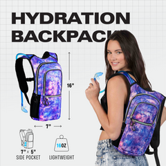Medium Hydration Pack Backpack for Outdoor Sports Adventures
