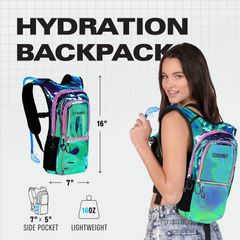Medium Hydration Pack Backpack for Outdoor Sports Adventures