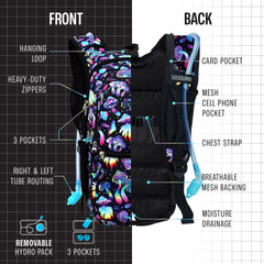 Medium Hydration Pack Backpack for Outdoor Sports Adventures