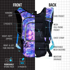 Medium Hydration Pack Backpack for Outdoor Sports Adventures