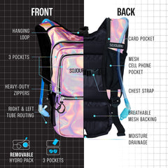 Medium Hydration Pack Backpack for Outdoor Sports Adventures