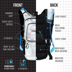 Medium Hydration Pack Backpack for Outdoor Sports Adventures