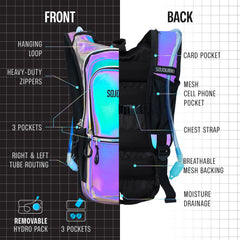 Medium Hydration Pack Backpack for Outdoor Sports Adventures