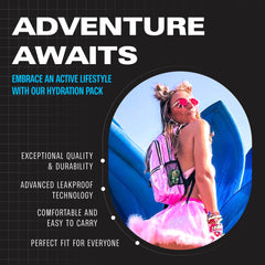 Medium Hydration Pack Backpack for Outdoor Sports Adventures