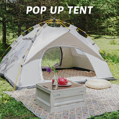 3-4 Person Instant Pop-Up Waterproof Camping Tent Portable