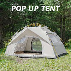 3-4 Person Instant Pop-Up Waterproof Camping Tent Portable