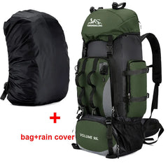 90L Waterproof Hiking Backpack Large Capacity Trekking Rucksack