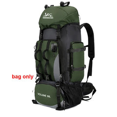 90L Waterproof Hiking Backpack Large Capacity Trekking Rucksack