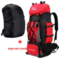 90L Waterproof Hiking Backpack Large Capacity Trekking Rucksack