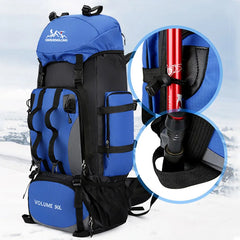 90L Waterproof Hiking Backpack Large Capacity Trekking Rucksack
