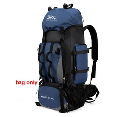 90L Waterproof Hiking Backpack Large Capacity Trekking Rucksack
