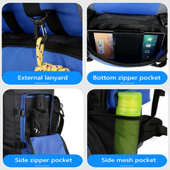 90L Waterproof Hiking Backpack Large Capacity Trekking Rucksack