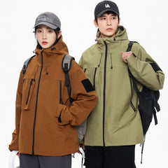 Couples Outdoor Jacket Windproof Lightweight Coat for Men Women