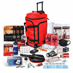 WSK 14-Day Deluxe Food Storage Emergency Survival Kit with Rolling Bag