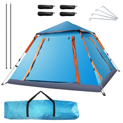 4-5 Person Waterproof Camping Tent with Mosquito Windows