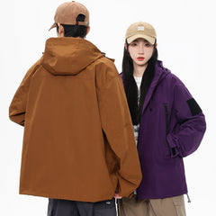 Couples Outdoor Jacket Windproof Lightweight Coat for Men Women