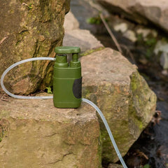 Portable Water Purifier for Camping Hiking Emergency Preparedness Outdoors