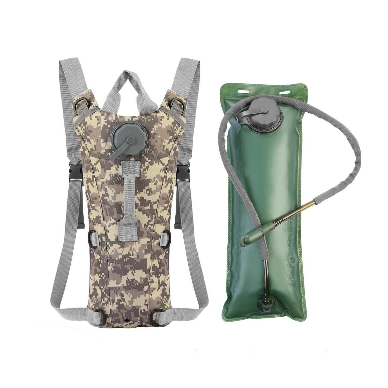 Tactical Hydration Pack with 3L Water Bladder