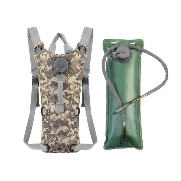 Tactical Hydration Pack with 3L Water Bladder