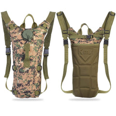 Tactical Hydration Pack with 3L Water Bladder
