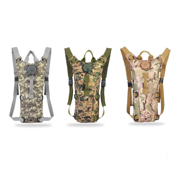 Tactical Hydration Pack with 3L Water Bladder