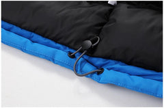 Men's Waterproof Fleece Ski Jacket with Detachable Hood