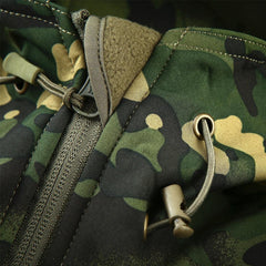 Men's Camouflage Waterproof Lightweight Hooded Tactical Outdoor Windbreaker Jacket