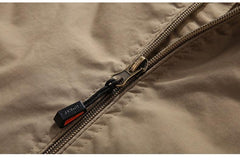 Men's Waterproof Hooded Hiking Windbreaker Lightweight Tactical Jacket 5XL