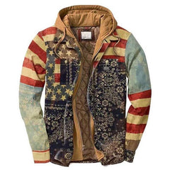 Men's Plaid Hooded Shirt Jacket Soft Autumn Winter Outerwear