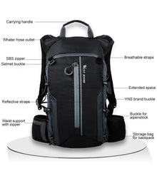 10L Waterproof Cycling Hydration Backpack for Hiking Adventures