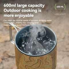 Integrated Heat Collection Camping Stove System for Outdoor Adventures