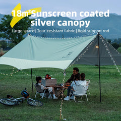 Waterproof UPF50+ Canopy Sun Shelter Camping Tent Outdoor