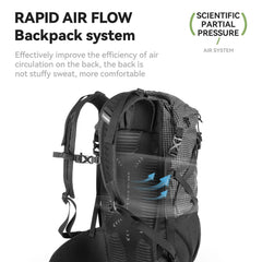 30-35L Lightweight Waterproof Hiking Backpack Outdoor Daypack