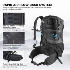 30-35L Lightweight Waterproof Hiking Backpack Outdoor Daypack
